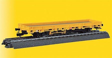Viessmann 2315 HO Scale Powered 2-Axle Low-Side Car w/Sound & DCC -- Yellow