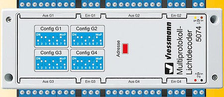 Viessmann 5074 All Scale Multi-Protocol Lighting DCC Decoder