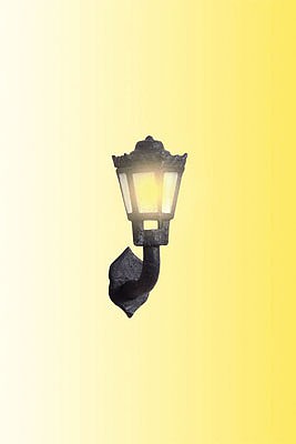 Viessmann 7178 Z Scale Nostalgic Wall-Mount Lamp -- 7/16"  1.1cm Tall
