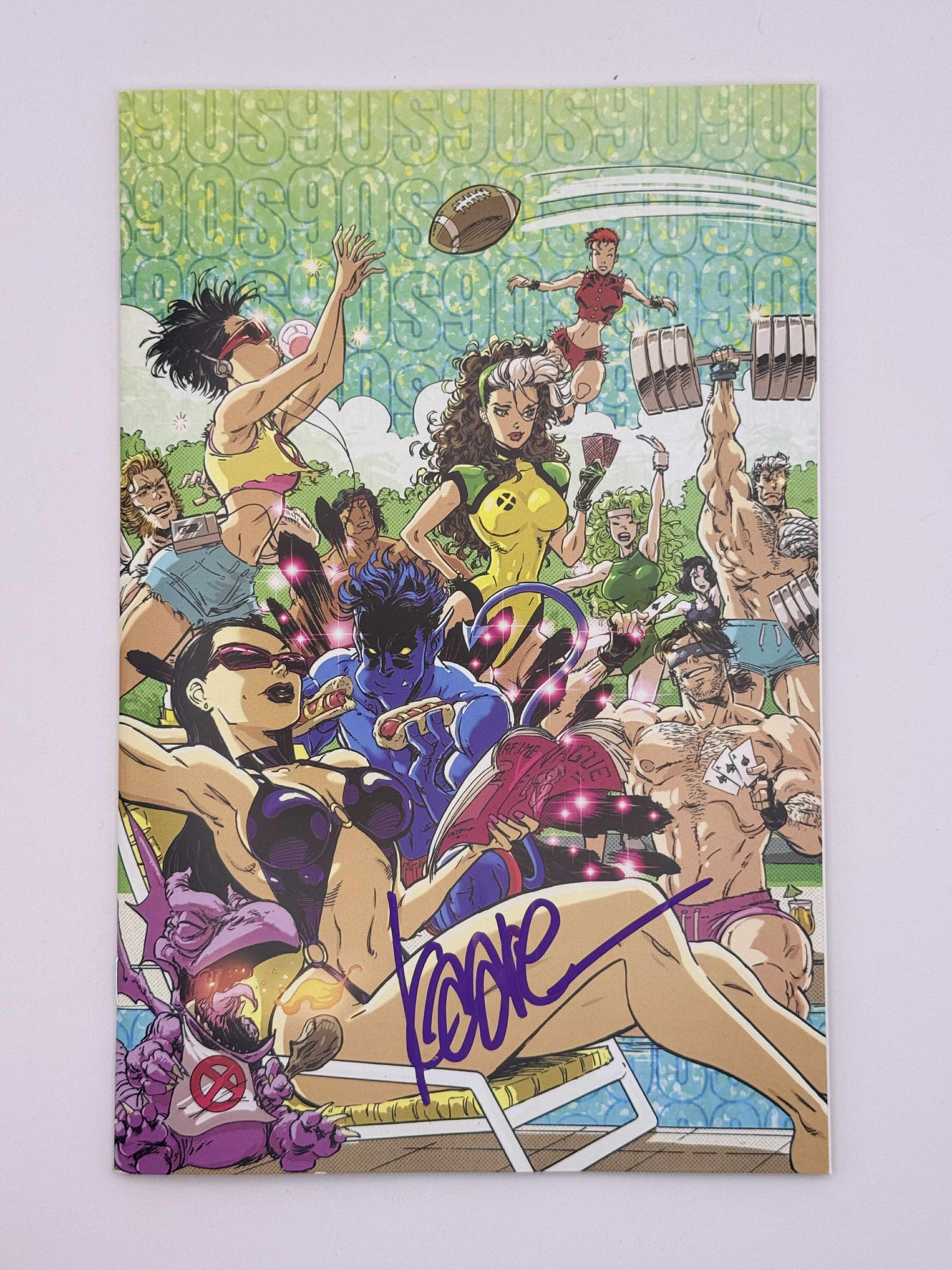 [SIGNED W/ COA] Kaare Andrews | X-MEN #35 Unknown Comics Kaare Andrews Exclusive Virgin Var [IN STOCK]