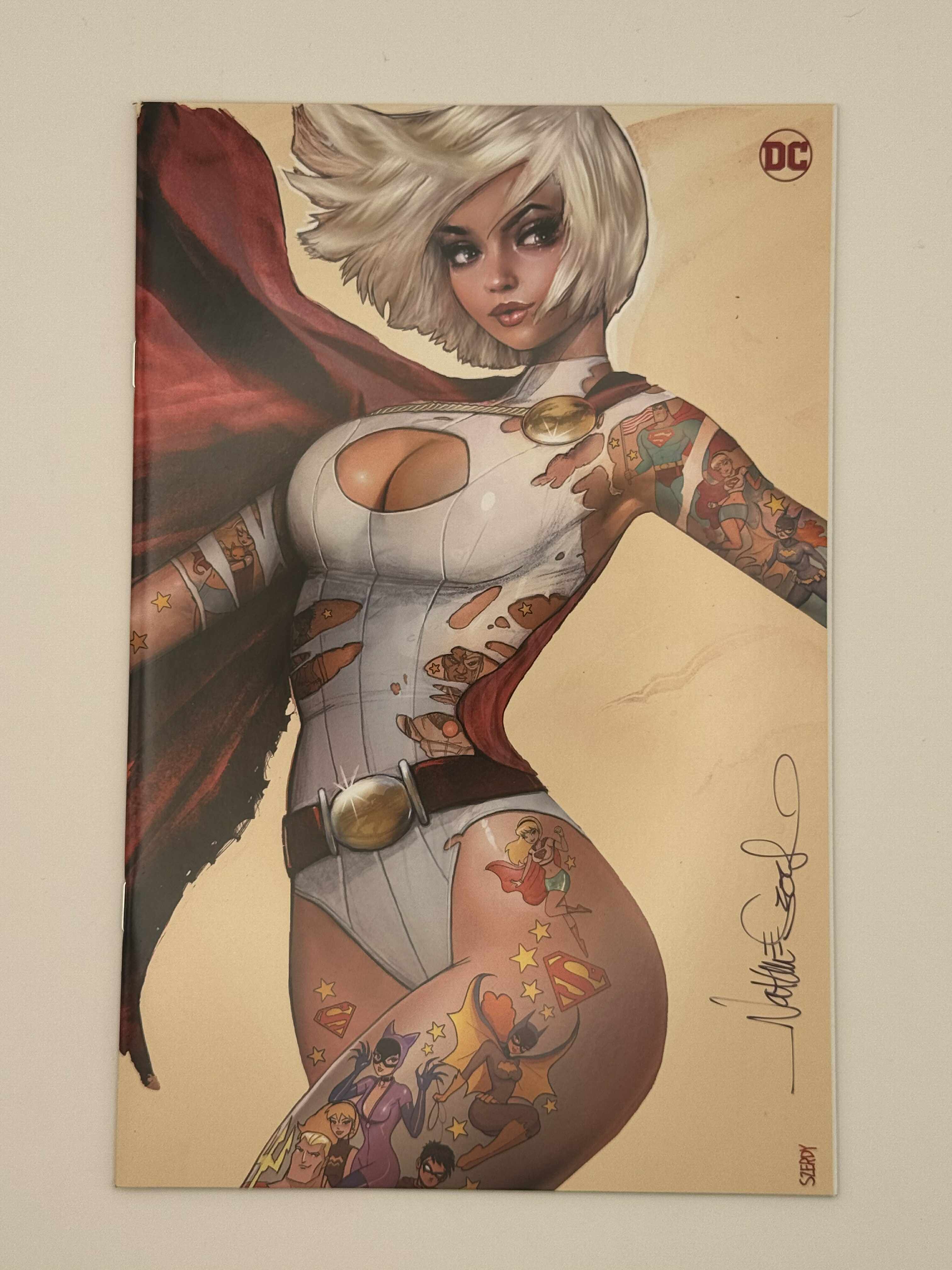 [SIGNED W/ COA] POWER GIRL #1 NATHAN SZERDY (616) EXCLUSIVE VIRGIN VAR [IN STOCK]