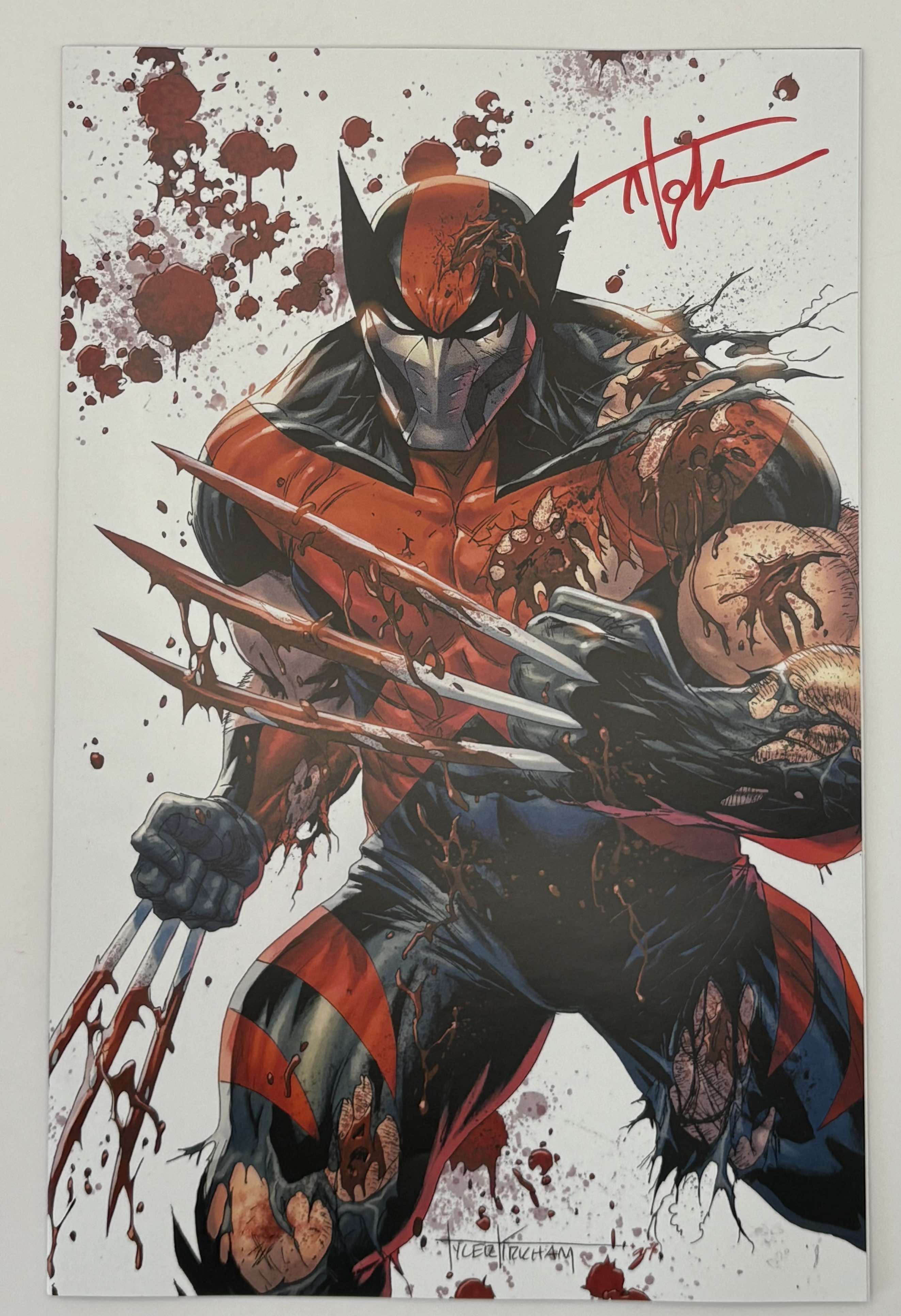 Ultimate Wolverine #1 SIGNED w/COA! Unknown Tyler Kirkham Excl Prem Virgin Var
