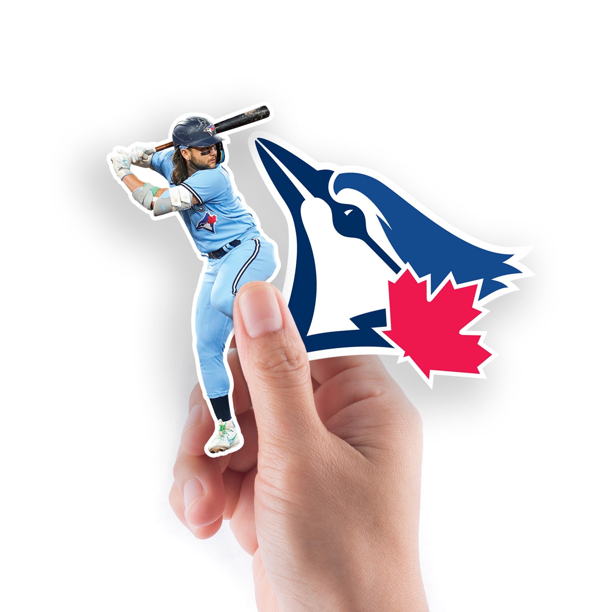 Bo Bichette - 5 Minis (Mixed Sizes) - Official MLB - Toronto Blue Jays - Reusable Vinyl Decals