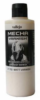 Vallejo 27702 200ml Bottle Matt Varnish Mecha