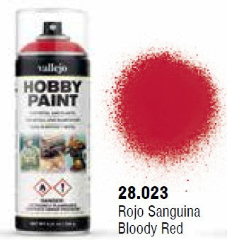 Vallejo 28023 400ml Bloodly Red Fantasy Acrylic Hobby Paint Spray