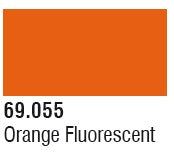 Vallejo 69055 17ml Bottle Orange Fluorescent Mecha Color (6/Bx)