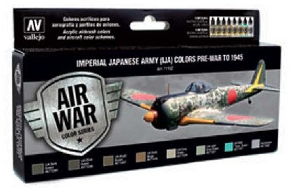 Vallejo 71152 17ml Bottle IJA Pre-War to 1945 Model Air Paint Set (8 Colors)