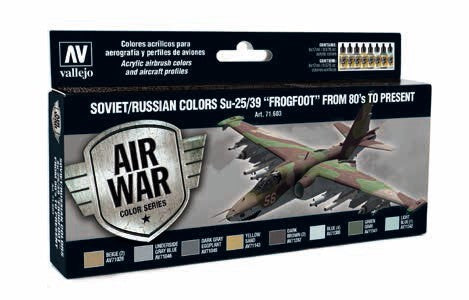 Vallejo 71603 17ml Bottle Soviet/Russian Su25/39 Frogfoot 80's to Present Model