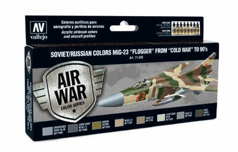 Vallejo 71606 17ml Bottle Soviet/Russian MiG23 Flogger Cold War to 90's Model Ai