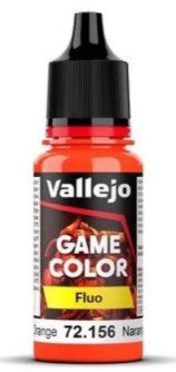 Vallejo 72156 18ml Bottle Orange Fluorescent Game Color (6/Bx)