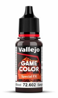 Vallejo 72602 18ml Bottle Thick Blood Game Color Special FX (6/Bx)