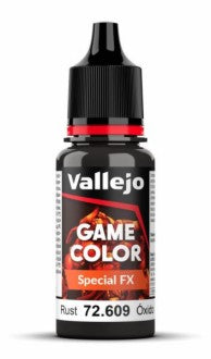 Vallejo 72609 18ml Bottle Rust Game Color Special FX (6/Bx)