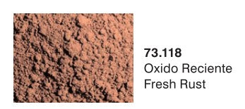 Vallejo 73118 35ml Bottle Fresh Rust Pigment Powder