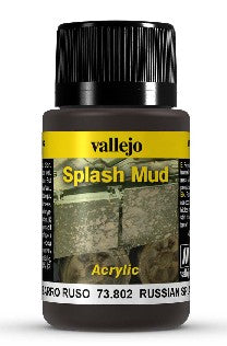 Vallejo 73802 40ml Bottle Russian Splash Mud Weathering FX