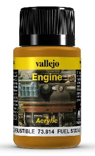 Vallejo 73814 40ml Bottle Fuel Stains Weathering FX