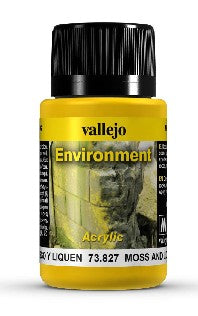 Vallejo 73827 40ml Bottle Moss & Lichen Weathering FX