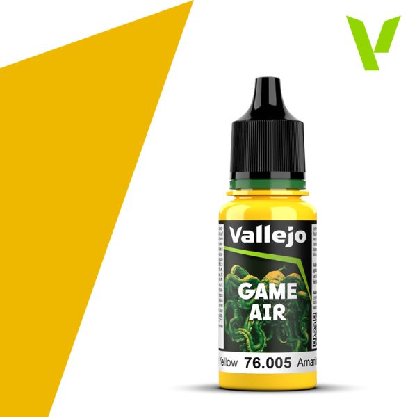 Vallejo 76005 18ml Bottle Moon Yellow Game Air (6/Bx)