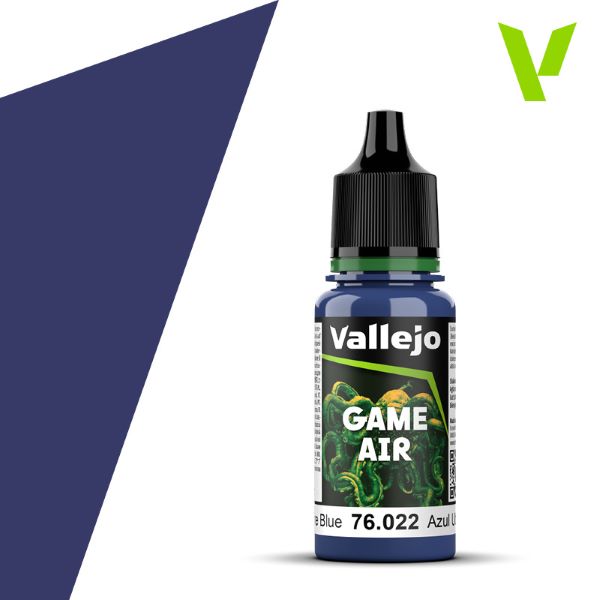 Vallejo 76022 18ml Bottle Ultramarine Blue Game Air (6/Bx)
