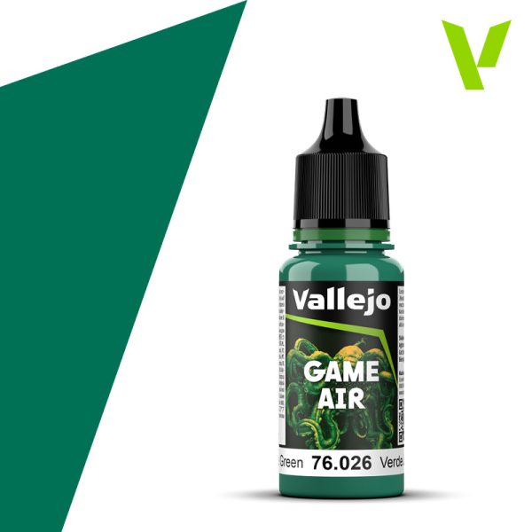 Vallejo 76026 18ml Bottle Jade Green Game Air (6/Bx)