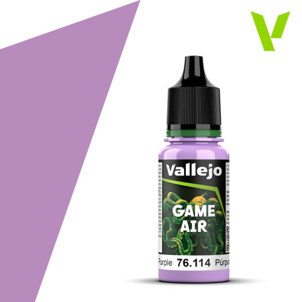 Vallejo 76114 18ml Bottle Lustful Purple Game Air (6/Bx)