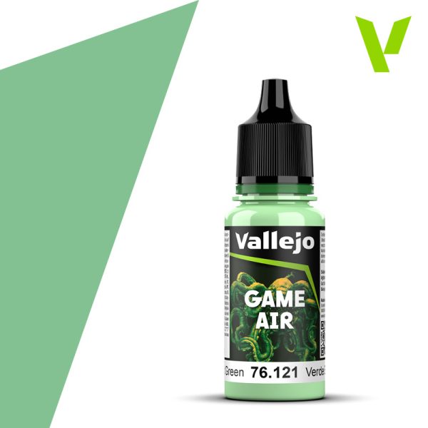 Vallejo 76121 18ml Bottle Ghost Green Game Air (6/Bx)