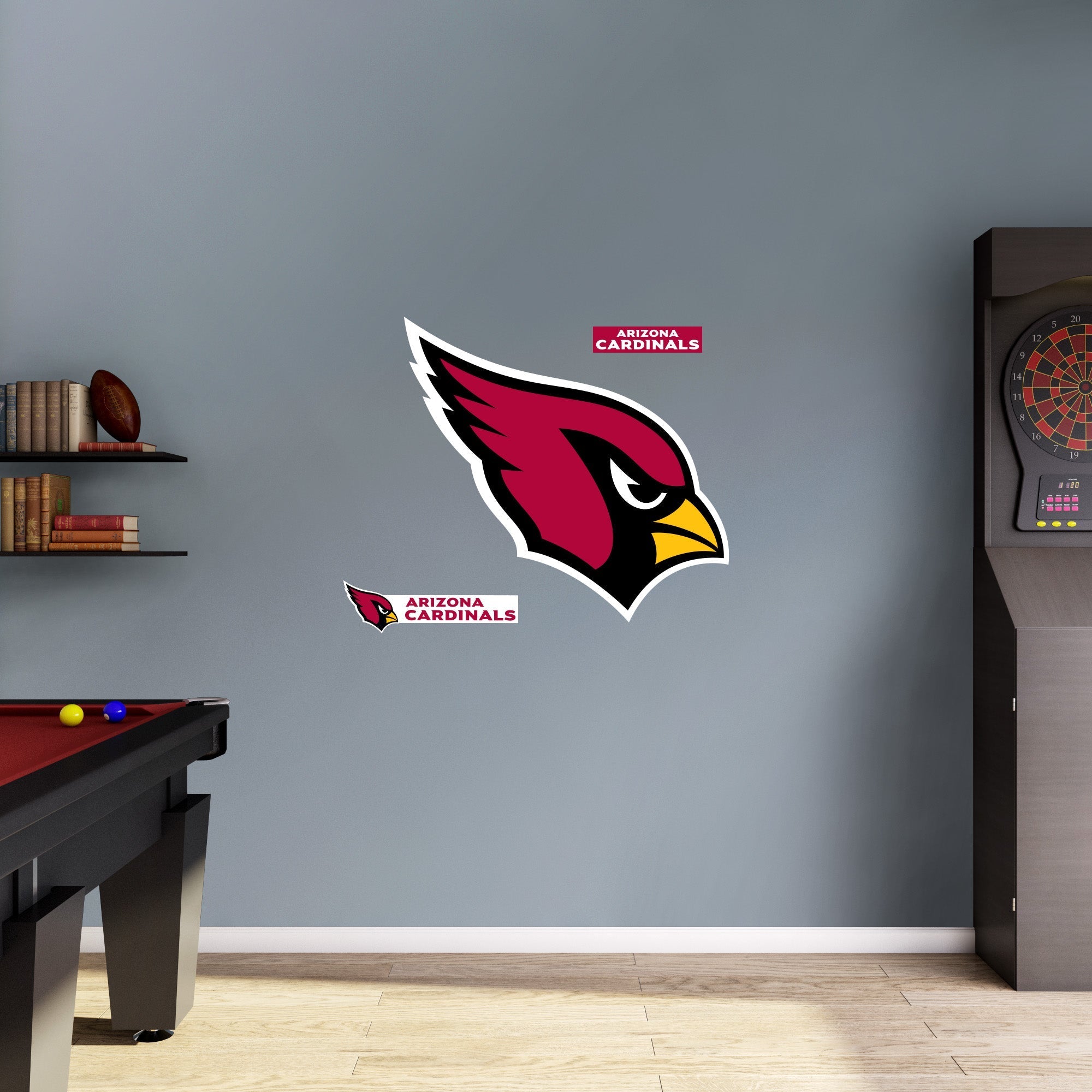 Arizona Cardinals - RealBig Logo Collection - Official NFL - Reusable Vinyl Wall Decals