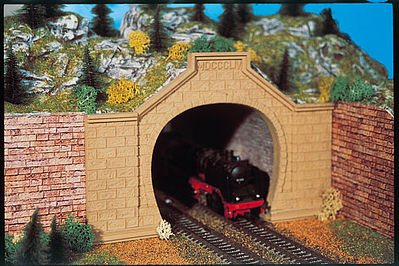 Vollmer 42505 HO Scale Double Track Tunnel Portal - Rhine Valley -- 8-13/16 x 5-13/16"  22 x 14.5cm