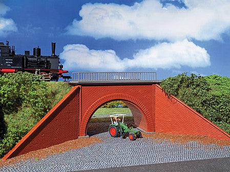 Vollmer 42514 HO Scale Brick Underpass w/Wing Walls -- Kit - 11-13/16 x 2-1/2 x 3-1/8"  30 x 6.3 x 8cm