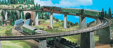 Vollmer 42547 HO Scale Deck Bridge -- For 1-9/16  40mm Track