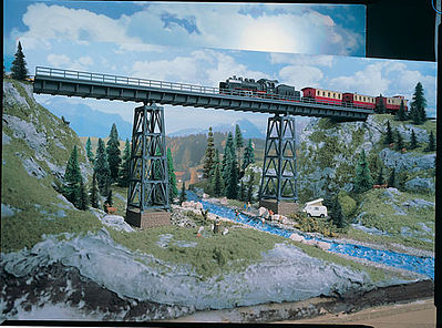 Vollmer 42550 HO Scale Halle Viaduct -- 28-13/16 x 2-13/16 x 9-13/64"  72 x 7 x 23cm