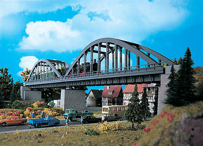 Vollmer 42553 HO Scale Arched Bridge -- 14-13/32 x 3-13/64 x 4-1/2"  36 x 8 x 11.3cm