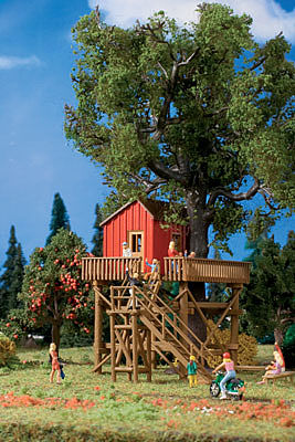 Vollmer 43601 HO Scale Treehouse - Kit -- 6-5/16 x 6-5/16 x 7-1/2"  16 x 16 x 19cm