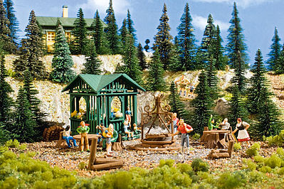 Vollmer 43606 HO Scale Grill Place w/Cottage - Kit -- 1-3/4 x 2 x 2"  4.5 x 5 x 5cm