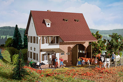 Vollmer 43629 HO Scale Wholesale Produce Market -- Kit - 15 x 6-1/2 x 5-5/16"  38 x 16.5 x 13.5cm