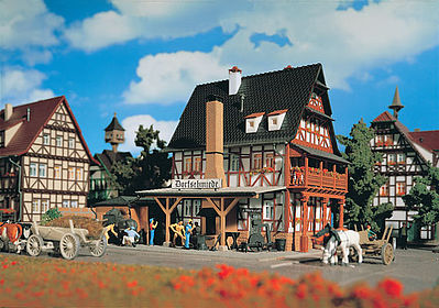 Vollmer 43696 HO Scale Blacksmith Shop -- 6-1/2 x 5-1/2"  16.5 x 14cm