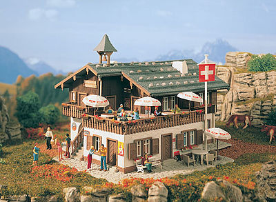 Vollmer 43706 HO Scale Alpine Restaurant -- 6 x 5-7/8 x 4"  17.8 x 15 x 11.5cm
