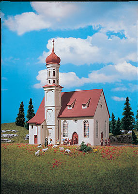Vollmer 43709 HO Scale St. Andrew's Church -- 7-1/4 x 5-1/2"  18.5 x 14cm