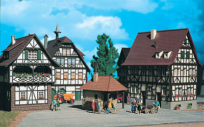 Vollmer 43733 HO Scale Smokehouse -- 2-3/8 x 2-1/8 x 3"