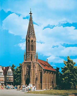 Vollmer 43739 HO Scale Cathedral -- Kit - 11-3/4 x 5-3/8 x 15-3/4"  30 x 13.5 x 40cm