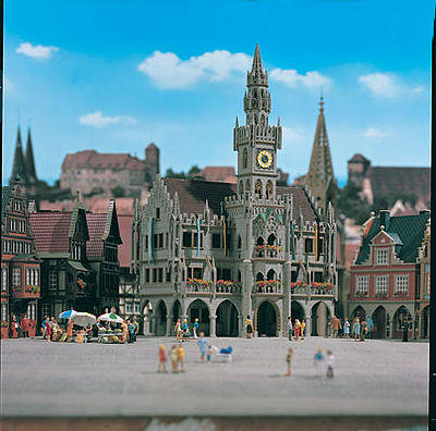 Vollmer 43760 HO Scale City Hall -- 7-1/8 x 4-3/4 x 11-1/4"  18 x 12 x 28.5cm