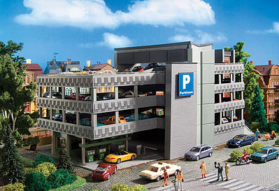 Vollmer 43804 HO Scale Parking Garage -- Kit - 15 x 7-1/2 x 7-1/16"  38 x 19 x 18cm