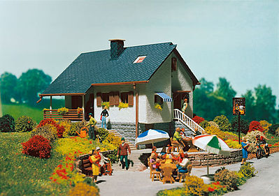Vollmer 43848 HO Scale House In The Park Kit -- 19.0 x 15.5 x 8.0cm