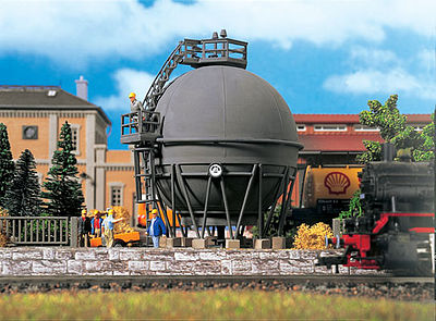 Vollmer 45529 HO Scale Spherical Gas Storage Tank -- 3-13/16 x 3-29/64 x 6"  9.5 x 8.6 x 15cm
