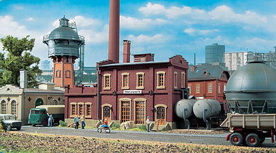 Vollmer 45617 HO Scale Heating Plant "Heizwerk" -- 10 x 5-13/64 x 12"  25 x 13 x 30cm