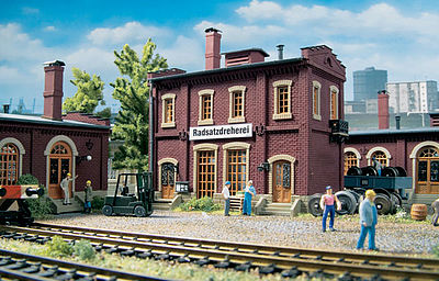 Vollmer 45618 HO Scale Wheel Repair Shop "Radsatzdreherei" -- 5-13/64 x 3-5/8 x 5-5/8"  13 x 9 x 14cm