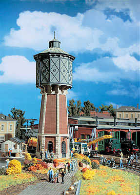 Vollmer 45704 HO Scale Ornate Water Tower -- 3-5/8 x 3-5/8"  9 x 9cm