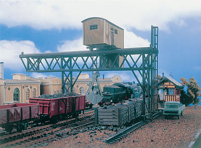 Vollmer 45714 HO Scale Coal Loader w/Crane -- 9-1/4 x 4-1/8 x 6-1/2"  23.5 x 10.5 x 16.5cm