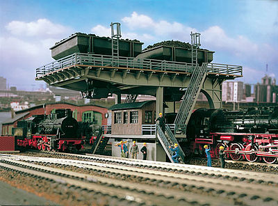 Vollmer 45720 HO Scale Coaling Stage -- 7-5/8 x 7-23/64 x 5-5/8"  19 x 18 x 14cm