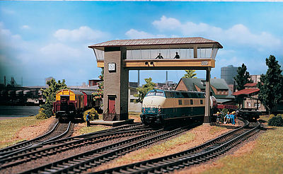 Vollmer 45739 HO Scale Signal Tower-Double Track -- 7-1/2 x 2-3/4 x 5-1/8"  19.2 x 7 x 13cm