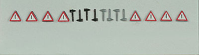Vollmer 45746 HO Scale Fire Department Detail Set -- 100 Pieces Total (Includes 4 German Language Signs)